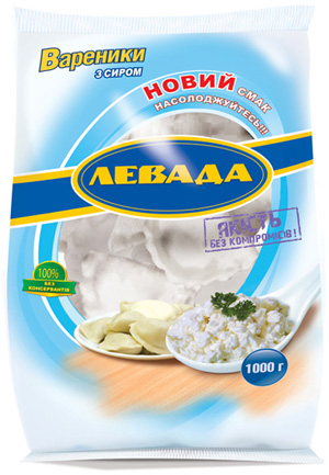 Левада. Упаковка для вареников