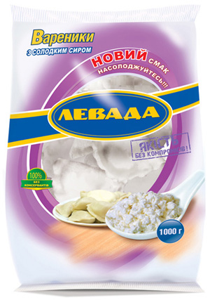 Левада. Упаковка для вареников
