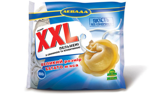 Левада. Упаковка для пельменей
