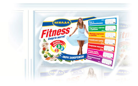 Торговая марка Fitness. Стикер